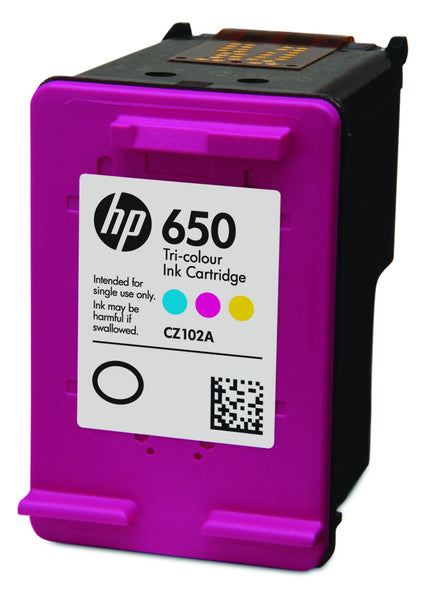 HP 650 Tri-color Original Ink Advantage Cartridge
