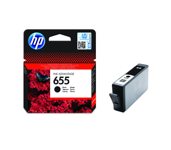 HP 655 Black Original Ink Advantage Cartridge